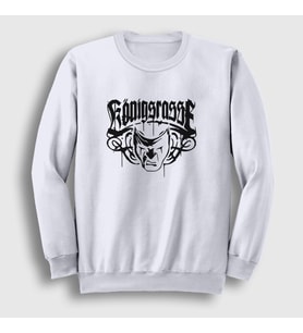 Presmono Unisex Beyaz Logo Koenigsrasse Königsrasse Sweatshirt 478173tt (Beyaz)