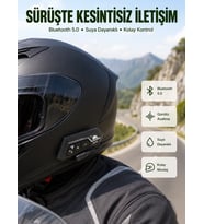5.0 Motosiklet Kask Eller Serbest Müzik Özellikli Yeni Nesil