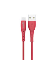 Intouch Soft 2.4A Type-C Usb Şarj ve Data Kablosu 1M (Kırmızı)