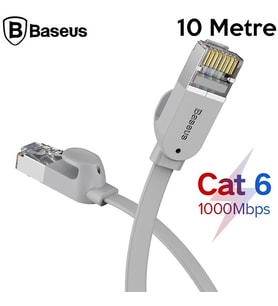 Baseus high Speed Six types of RJ45 Gigabit Ethernet kablosu (round cable)10metre-(5 - OVRLAU3649-1