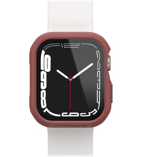 Eclipse Tampon, Apple Watch Serisi 9/8/7-41mm için Dahili Ekran Koruyucu, Temperli Cam, Darbeye ve Düşmeye Karşı Koruyucu ve Apple Watch Uyumlu İnce Koruyucu Kılıf, Kahverengi