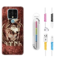 Tecno Camon 16 18P Pova 3 Pova Neo Kılıf Kablo Koruma Spiral Silikon Göktürk 3 1412