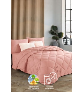 Formeya Pudra Soft Slikon Yorgan Tek Kişilik 155*215 cm (Pudra)