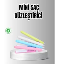 Taşınabilir Seramik Kaplama Mini Saç Düzleştirici - Seyahat Ve Günlük Kullanım İçin İdeal