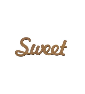 TEKNOPOİNT AHŞAP HOBİ OBJE 12 - SWEET
