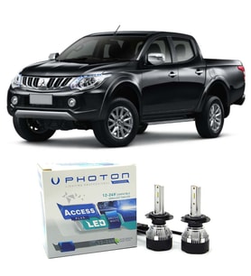 Mitsubishi L200 Led Xenon Uzun + Kısa Far Ampulü H4 Access Yeni Seri Beyaz 2005-2017