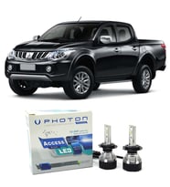 Mitsubishi L200 Led Xenon Uzun + Kısa Far Ampulü H4 Access Yeni Seri Beyaz 2005-2017