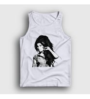 Presmono Unisex Beyaz Retro Amy Winehouse Atlet 152133tt