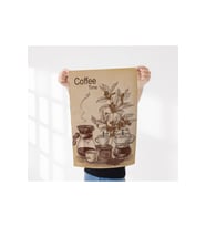 Çerçevesiz Poster Kahve Temalı Dijital Baskı Poster,Coffee Time,Ev,Mutfak,Dekorasyon (Çok Renkli)