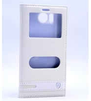 Vestel Venüs V3 5580 Kılıf Elite Kapaklı Kılıf (Beyaz)