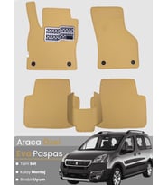 PEUGEOT PARTNER (2008-2018) Uyumlu EVA Paspas Tam Set–Araca Özel,Oto Paspas