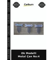 Özel Üretim Dekoratif Aksesuar Hediyelik Ok Modelli Metal Çan No:4