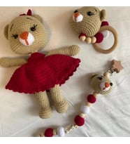Ayıcık Amigurumi 3’lü Yenidoğan Set