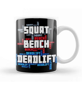 Squat Bench Deadlift Powerlifting Bodybuilding 04 Kupa Bardak Porselen