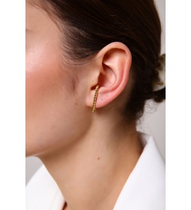Gold Renk Burgu Earcuff