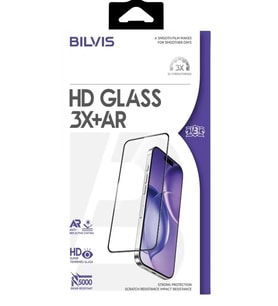 Mey İthalat® Iphone 16 Bilvis 3X Ar Hd Cam Ekran Koruyucu - Siyah