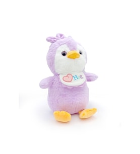 Peluş Ördek 30 Cm - Mavi Su Dünyası (Mor)