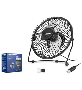 Hadron HDX7252 Siyah Vantilatör Usb Metal 18Cm