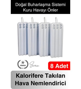 8 Adet Dekoratif Peteğe Takılan Su Buharlaştırıcı Hava Nemlendirici Kuru Hava Önleyici Askılı