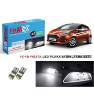 Ford Fiesta LED Plaka Aydınlatma Ampul Seti FEMEX Parlak Beyaz