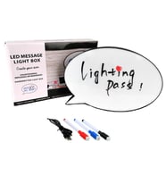 Led Işıklı Mesaj Panosu Light Box Işık 3 Kalem Hediyeli!