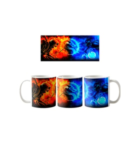 Ghostbastır Design Mortal Kombat Kupa Bardak Tek Adet K089