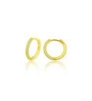 Gümüş Gold Halka Kadın Küpe CSR2185592