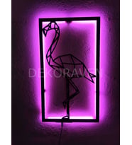 Flamingo Led Işıklı Tablo