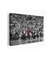 Michael Jordan Maç Sonu Şutu Kanvas Tablo Chicago Bulls Nba-5088