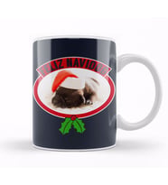 Feliz Navidog Christmas Puppy Kupa Bardak Porselen