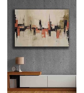 Koç stüdyo Modern tasarım kanvas tablo 50x70 (Çok Renkli)