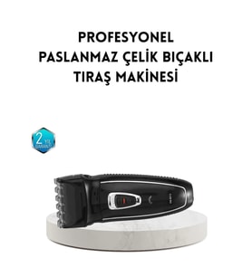 Mey İthalat® Unisex Şarjlı Saç ve Sakal Kesme Makinesi – Sessiz Motor, 1–12 mm Ayarlanabilir Başlık