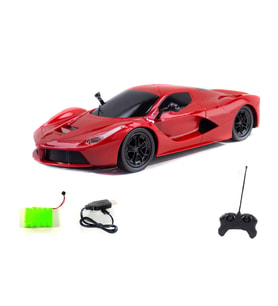 1:14 Ölçek Uzaktan Kumandalı La Ferrari Kırmızı Şarjlı Işıklı