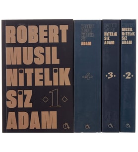 Niteliksiz Adam Seti-4 Kitap (Krem)