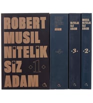 Niteliksiz Adam Seti-4 Kitap (Krem)