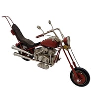 Ruddy Street Metal Chopper Dekoratif Motosiklet
