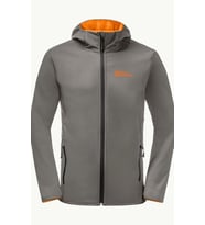 Jack Wolfskin 1307471_6185 Bornberg Hoody M Smokey Grey Erkek Outdoor Ceket (Gri)