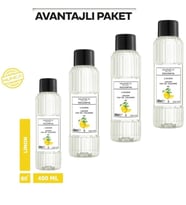 Limon Kolonyası 400 ml Ferahlatıcı Koku, Kalıcı Etki 4 Adet
