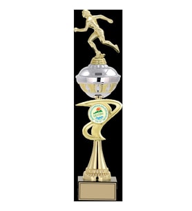 ODAK KUPA - Figürlü Kupalar - Atletizm Kadın Figürlü Kupalar FG-065 A - 50 cm