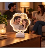 Papatya Sihirli Ayna LED Fotoğraf Çerçevesi
