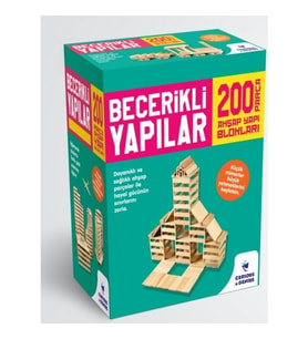Pal Becerikli Yapılar (200 Parça Ahşap Yapı Blokları)