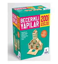 Pal Becerikli Yapılar (200 Parça Ahşap Yapı Blokları)