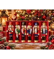 Kurşun Asker Ahşap Dekoratif Eşya (6’lı Set-12.5/13cm)