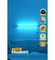 Uzaktan Kumandalı Led Lamba - Yatak Üstü, Tv Yanı ,oturma Odası - Rgb Çok Renkli 29