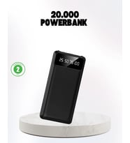 Çoklu Güvenlik Korumalı 20.000 Mah Powerbank Fener Özellikli