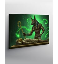 Kanvas Tablo Antik Tanrı Anubis