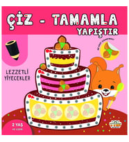 Çiz-Tamamla-Yapıştır / Lezzetli Yiyecekler