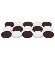 Gifthome Kahverengi-Beyaz Polyester Tavla Pulu