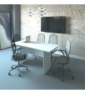 Vena Toplantı Masası 160x73x75 (18mm) (Beyaz)