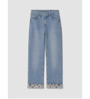 LCW Kids Mavi Straight Fit Kız Çocuk Jean Pantolon